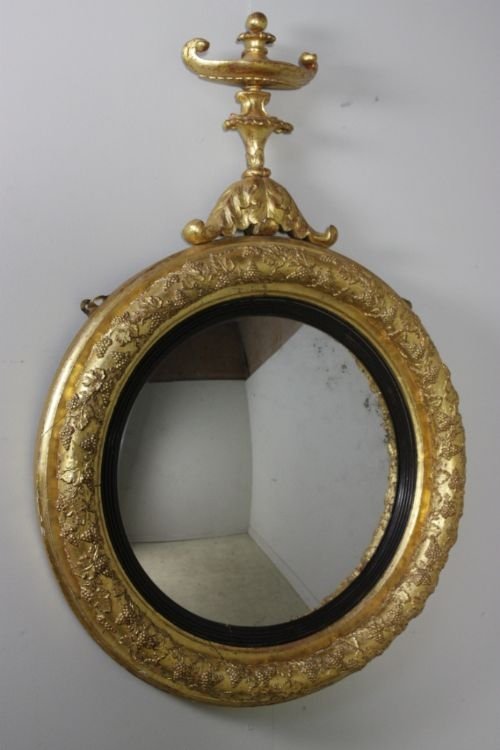 Regency Antique Convex Mirror