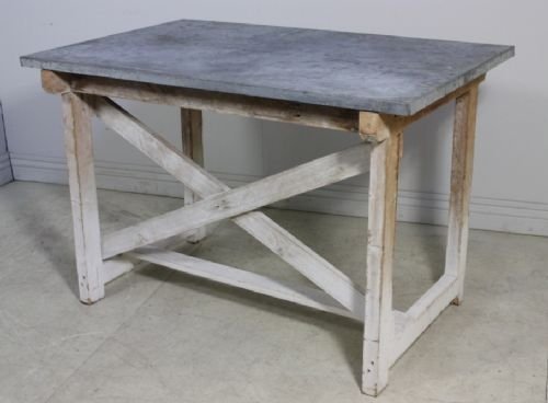 Industrial Edwardian Antique Pine Console Table
