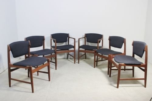 Set of 6 1960'S G-plan Dining Chairs