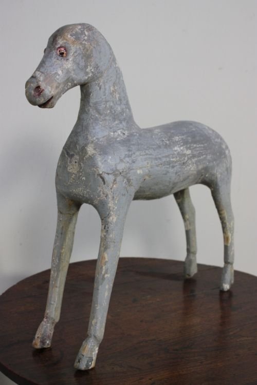 Scandanavian Antique Wooden Horse