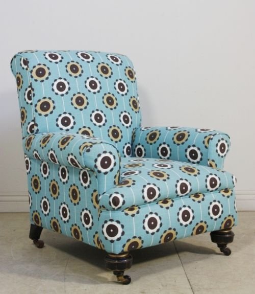 Antique Upholstered Comfy Armchair