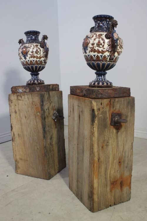 English 19th Century Oak Groins