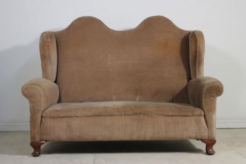 Antique Victorian Hump Back Sofa