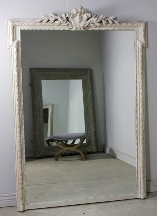 Large French Antique Mirror