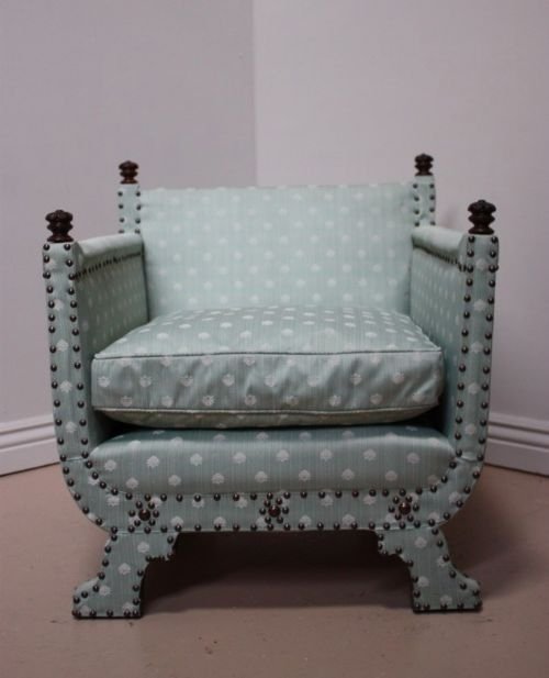 Unusual Edwardian Antique Armchair