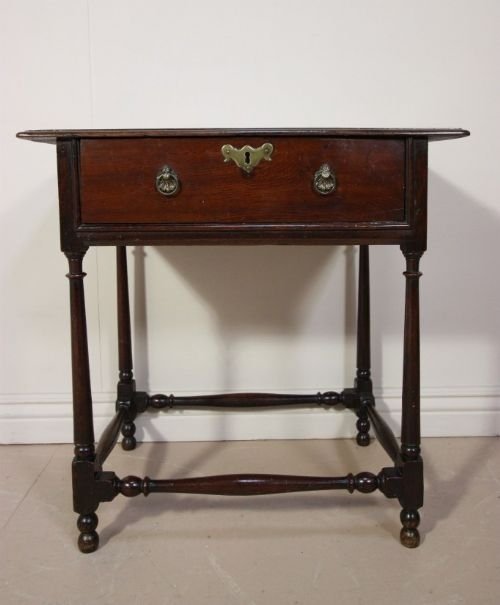 Late 17th Century Period Oak Side Table