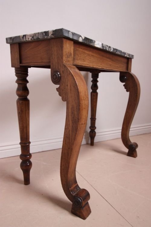 19th Century Antique Mahogany Console Table