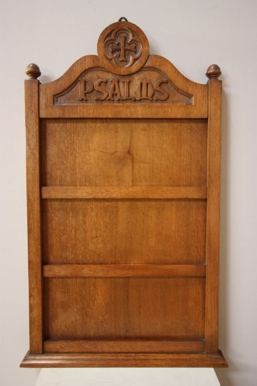 Victorian Antique Oak Psalms Board