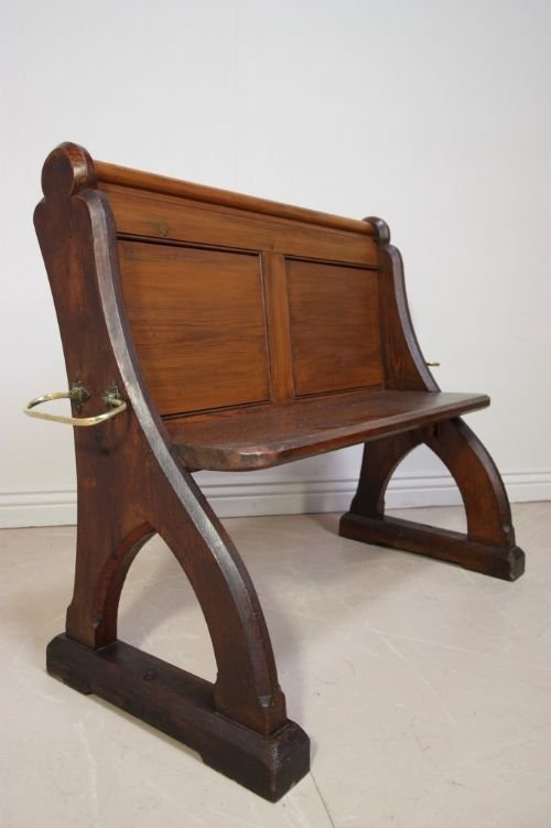 Mid-victorian Antique Church Pew/seat