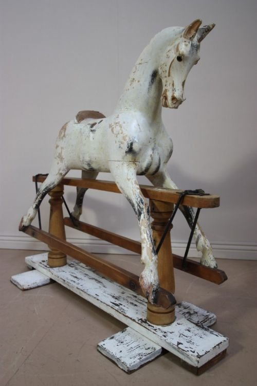 English Antique Rocking Horse