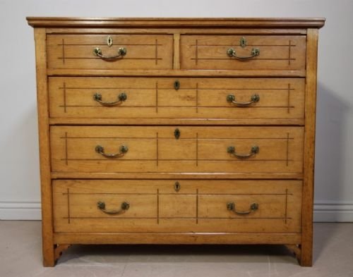Antique Oak Chest of Drawers. 'Gillows'