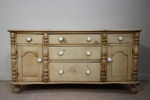 Mid 19th Century Antique Pine Dresser Base