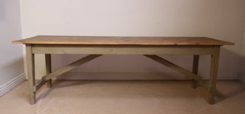 19th Century Antique Pine Dining/kitchen Table