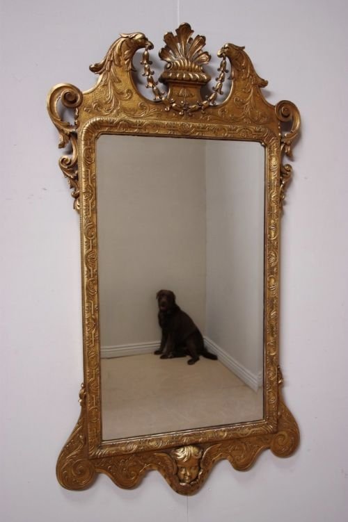 Beautiful 19th Century Antique Gilt Mirror
