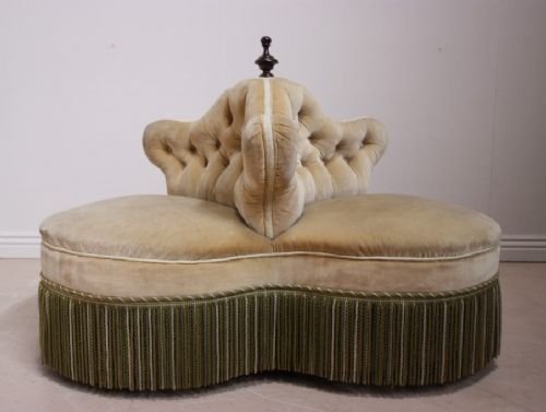 19th Century Antique Conversation Seat