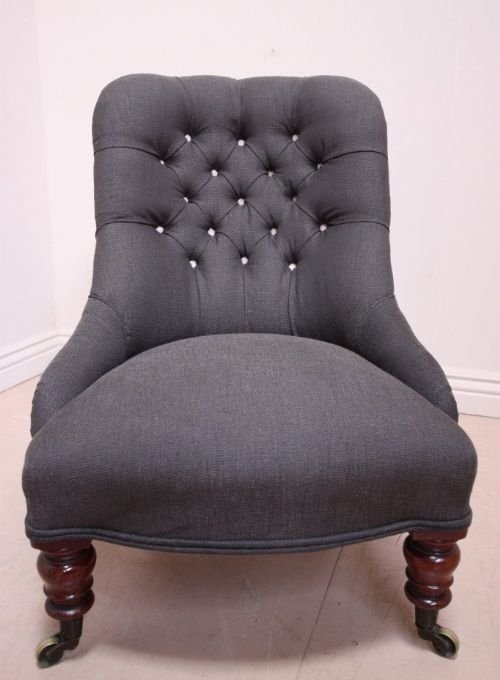 Regency Antique Upholstered Side Chair