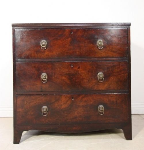 Georgian Antique Mahogany Chest of Drawers