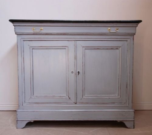 Tall French Antique Two Door Cupboard