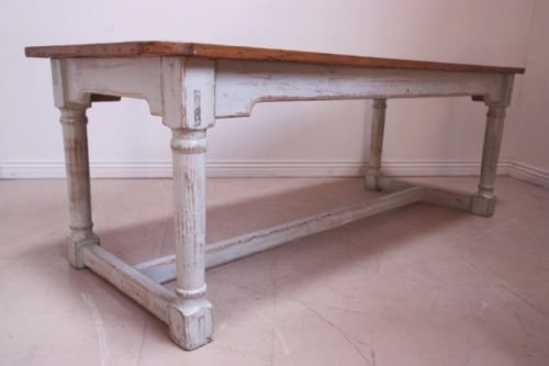 19th Century Antique Pine Dining/kitchen Table