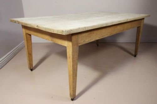 Antique Oak & Sycamore Dining Table
