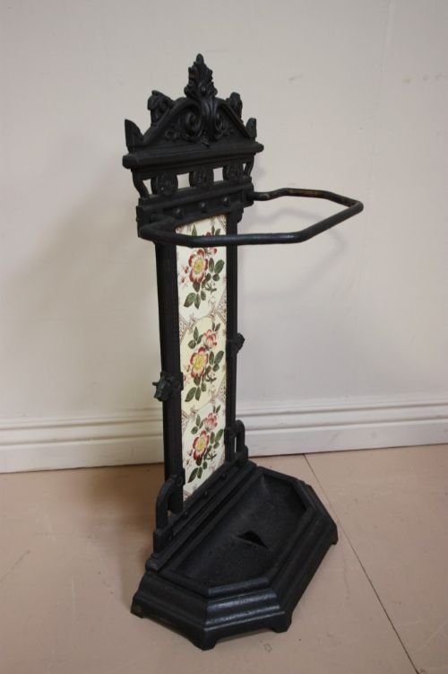 Victorian Antique Cast Iron Stick Stand