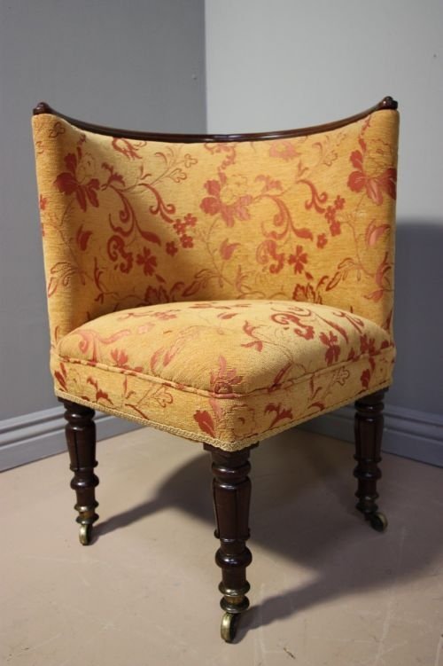 Regency Mahogany Antique Corner/elbow Chair