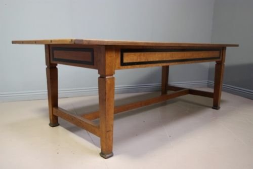 Edwardian Antique Oak Dining Table