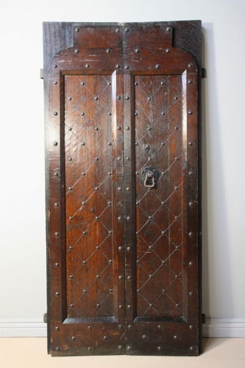 Pair of Early 19th Century Oak Museum Doors