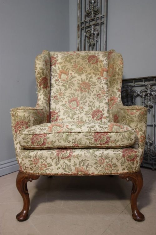 19th Century 'Queen Anne Style' Antique Armchair