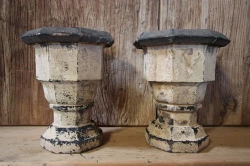 Pair of Regency Antique Stone Urns