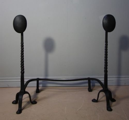 Early 19th Century Antique Fire Dogs