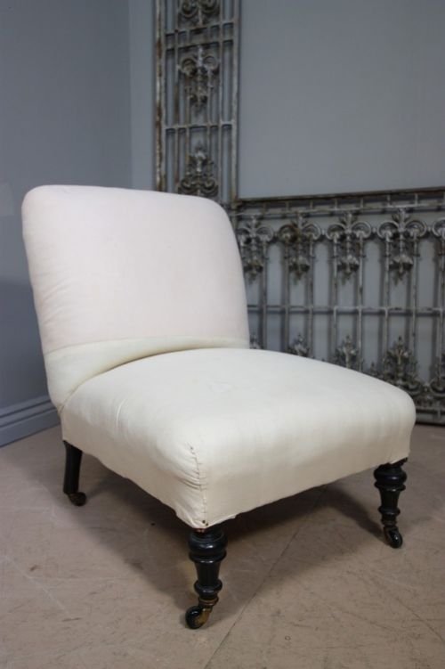 19th Century Antique Upholstered Side Chair