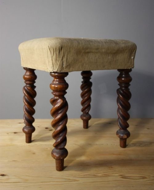 Wonderful William IV Antique Walnut Stool