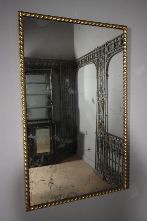 19th Century Antique Gilt Mirror
