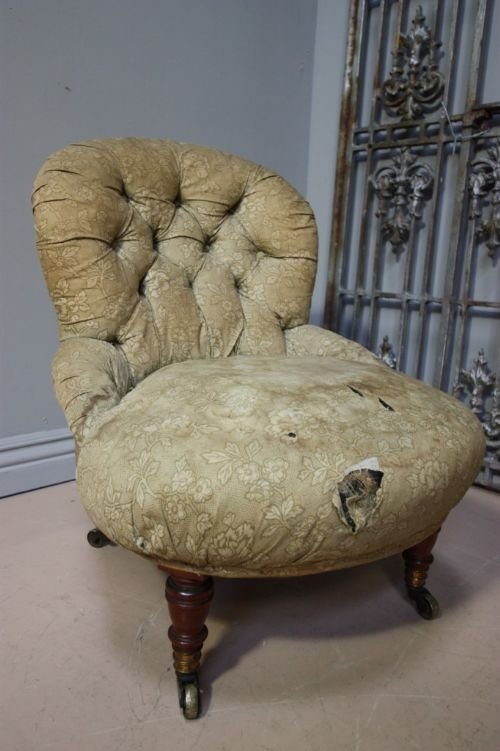 19th Century Antique 'Howard & Sons Side Chair