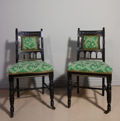 Pair of Antique Chairs by Marsh Jones & Cribb