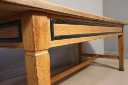 Edwardian Antique Oak Dining Table