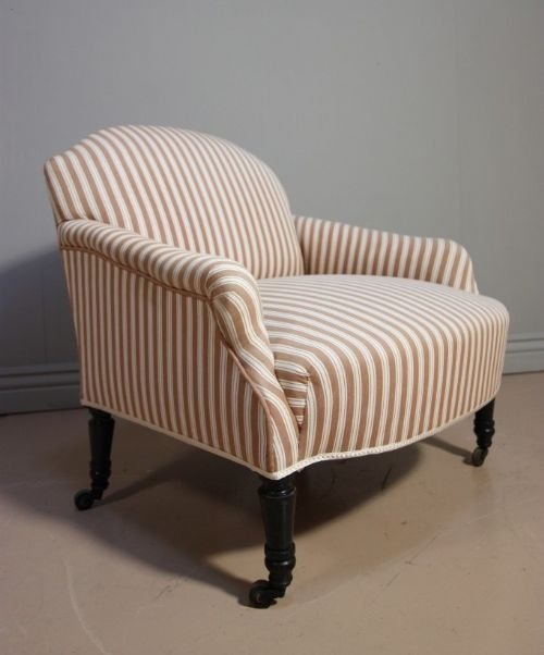 Antique Victorian Upholstered Armchair