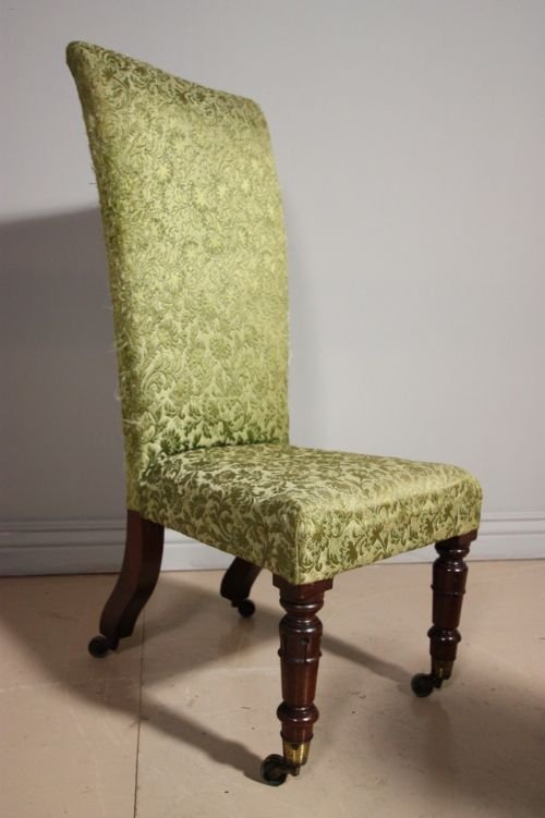 William IV Antique Mahogany High Backed Side Chair