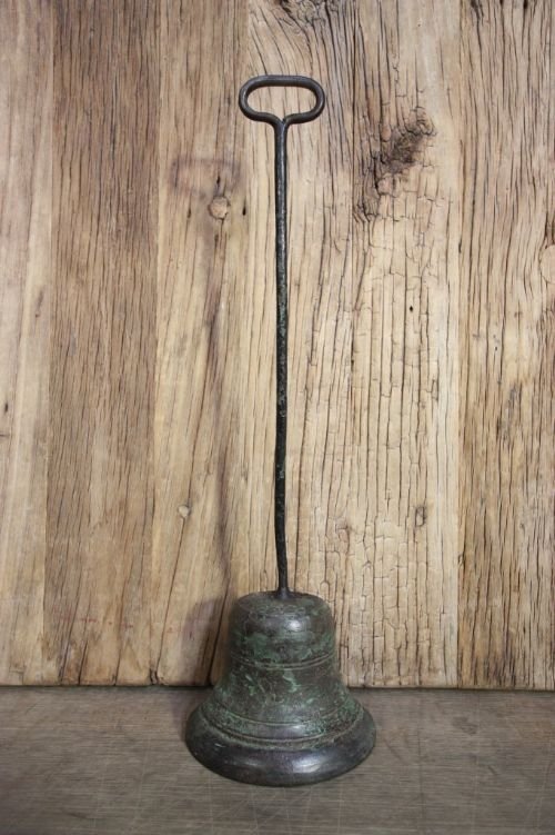 Georgian Antique Iron Bell Door Stop