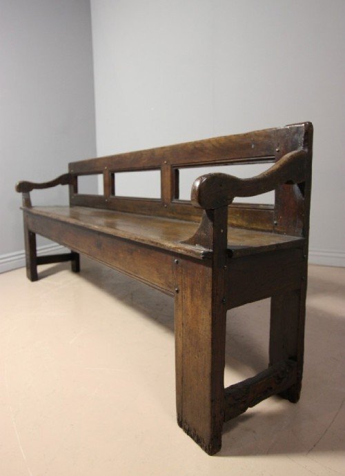 18th Century French Antique Chestnut Bench/seat