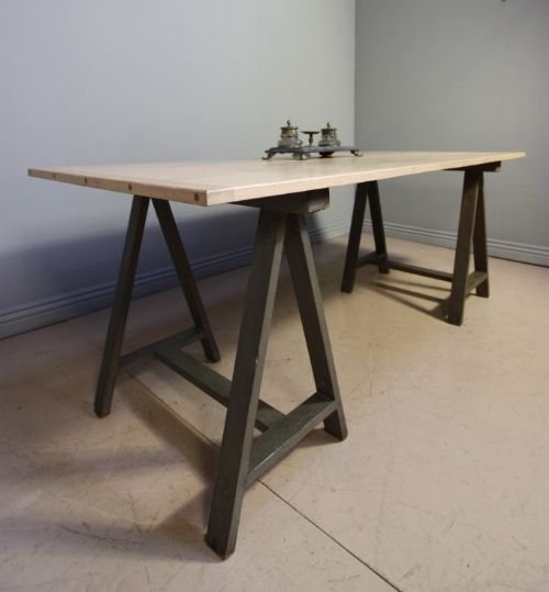 19th Century Antique Trestle Dining Table.





click Here to View Additional Images


19th Century Antique Trestle Dining Table.
