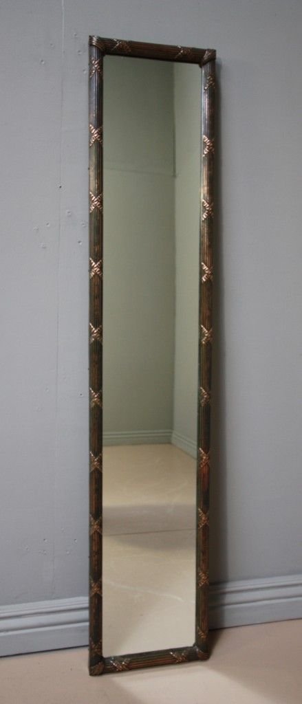 Unusual Antique Victorian Gent's Outfitters Mirror