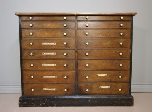 Regency Antique Pine Collector's Cabinet