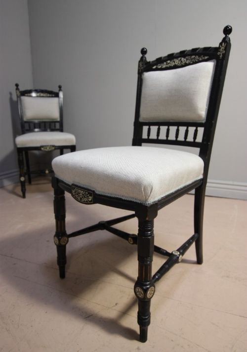 Pair of Antique Aesthetic Side Chairs