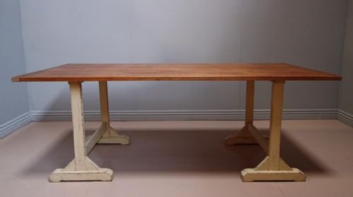 Antique 19th Century Trestle Table