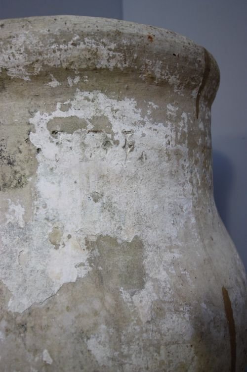 fig 1. Antique Terracotta Oil Urn/Pot/Vessel.
