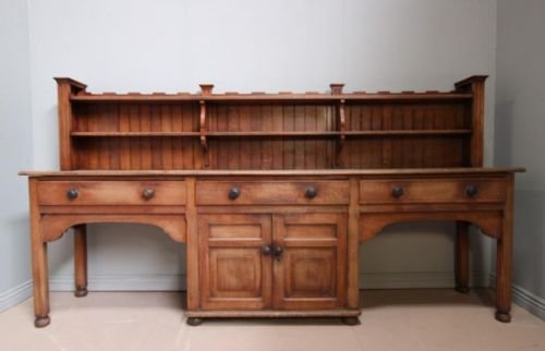 Huge Antique Oak Dresser/server by C.pratts.
