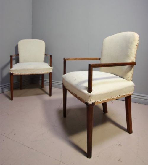 Set of Eight Rosewood Armchairs by Gordon Russell.