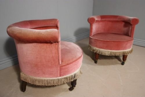 Pair of Victorian Antique Armchairs
